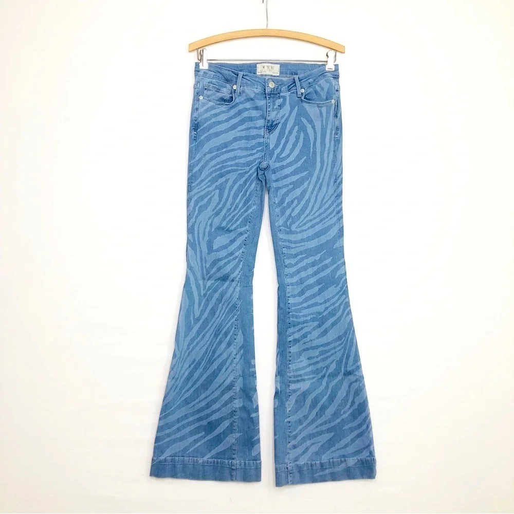 Free People We The Free low tide, zebra flare pants